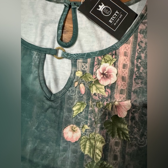 NWT ETCYY Floral Patterned Dress - Picture 5 of 10